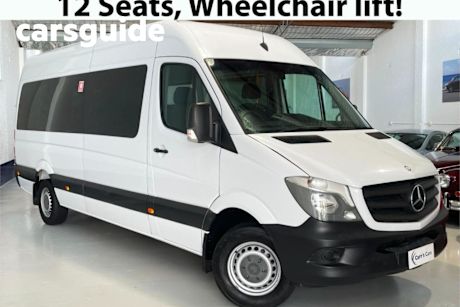 White 2017 Mercedes-Benz Sprinter Commercial 316CDI High Roof LWB 7G-Tronic