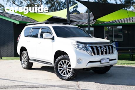 White 2017 Toyota Landcruiser Prado Wagon VX (4X4)
