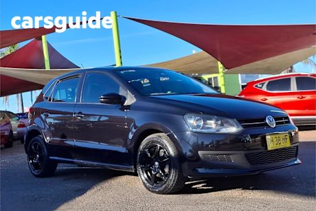 Black 2012 Volkswagen Polo Hatchback 77 TSI Comfortline