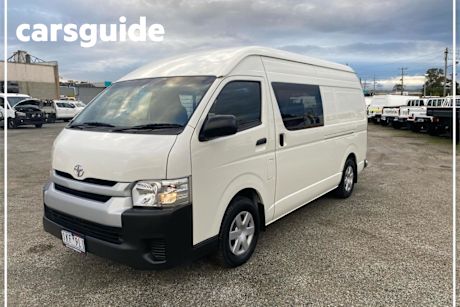 White 2017 Toyota Hiace Van Slwb