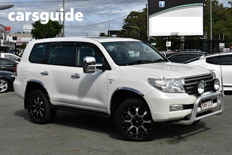 White 2007 Toyota Landcruiser Wagon Sahara (4X4)