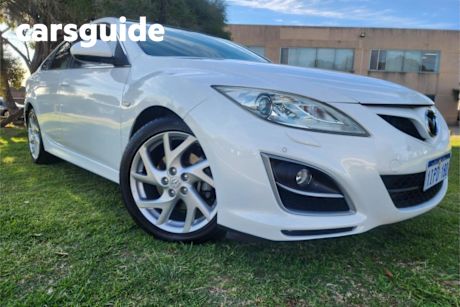 White 2011 Mazda 6 Hatchback Luxury Sports