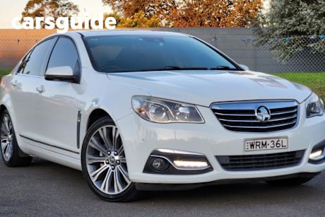 White 2015 Holden Calais Sedan V