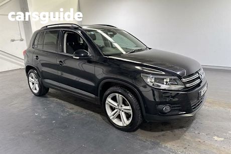 Black 2012 Volkswagen Tiguan Wagon 132 TSI Pacific