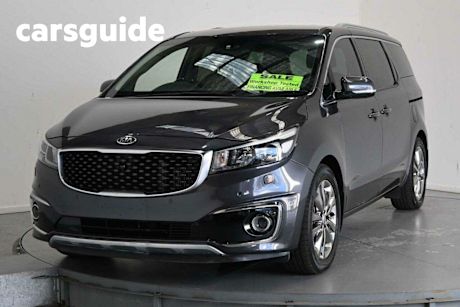 Grey 2017 Kia Carnival Wagon Platinum
