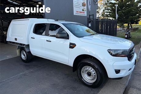 White 2018 Ford Ranger Double Cab Chassis XL 3.2 (4X4)