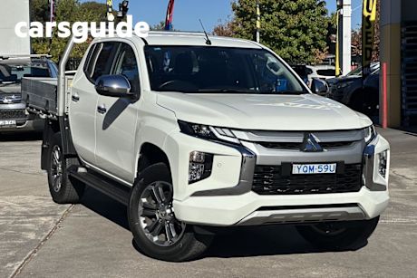 White 2022 Mitsubishi Triton Double Cab Pick Up GLS (4X4)