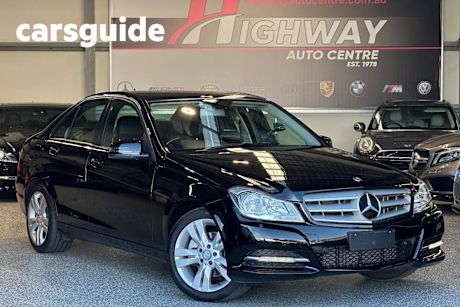 Black 2013 Mercedes-Benz C200 Sedan Avantgarde BE