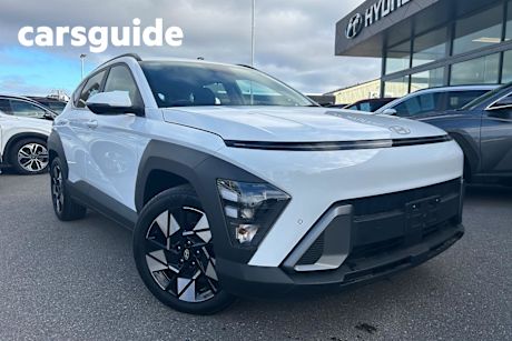 White 2023 Hyundai Kona Wagon Hybrid