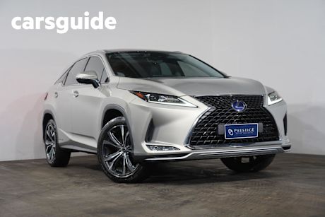 Silver 2020 Lexus RX450H Wagon Luxury + EP Hybrid