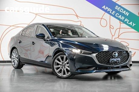 Blue 2021 Mazda 3 Sedan G20 Evolve