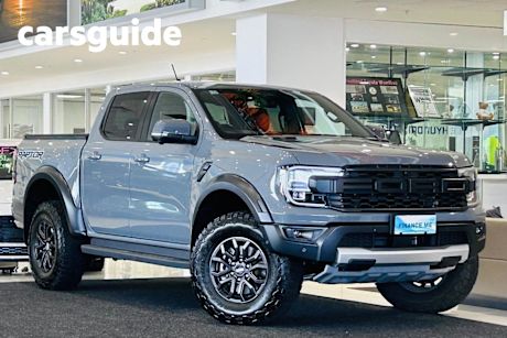 Grey 2023 Ford Ranger Ute Tray Raptor FullTime 4WD DR