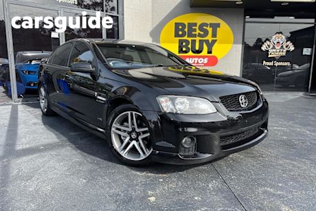 Black 2011 Holden Commodore Sedan SV6