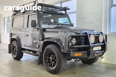 Grey 2015 Land Rover Defender Wagon 90