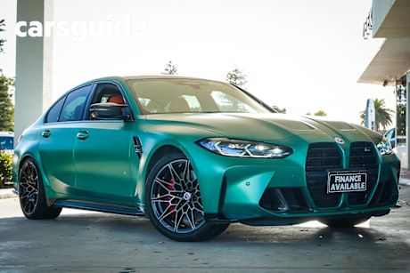 Green 2022 BMW M3 Sedan Competition