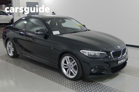 Black 2014 BMW 220I Coupe Sport Line