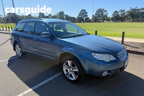 Blue 2007 Subaru Outback Wagon 2.5I