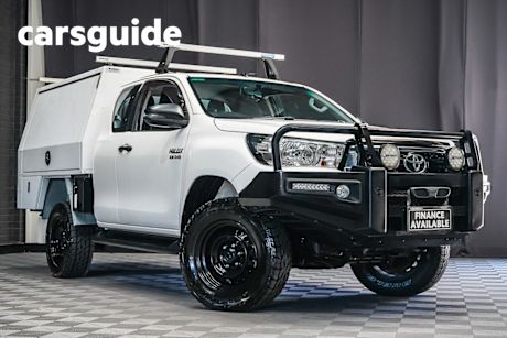 White 2019 Toyota Hilux X Cab Cab Chassis SR (4X4)