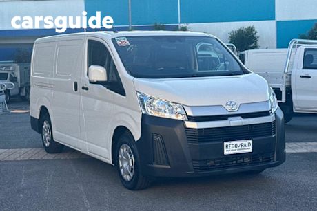White 2021 Toyota Hiace Van LWB GL