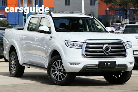 White 2024 GWM UTE Dual Cab Utility Cannon (4X4)