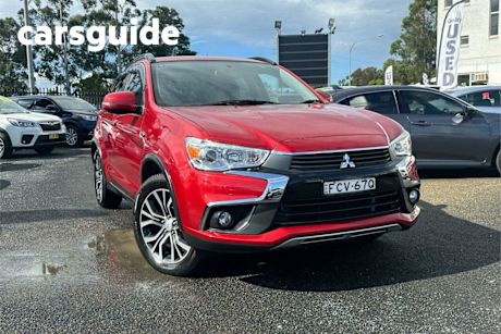 Red 2017 Mitsubishi ASX Wagon LS (2WD)