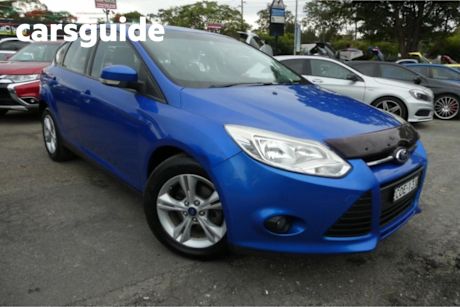 Blue 2013 Ford Focus Hatchback Trend