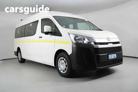 White 2020 Toyota Hiace Bus Commuter (12 Seats)