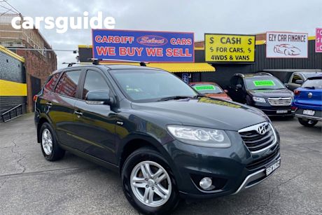 Grey 2011 Hyundai Santa FE Wagon SLX Crdi (4X4)