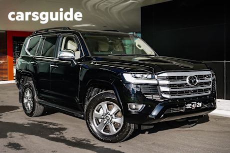 Black 2022 Toyota Landcruiser Wagon LC300 Sahara (4X4)