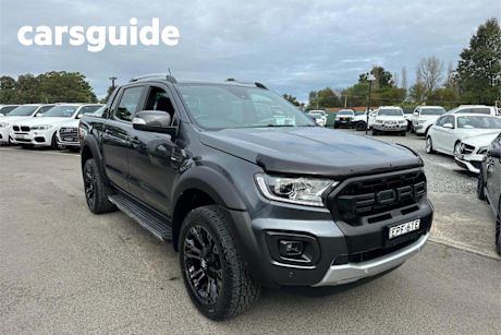 Grey 2022 Ford Ranger Double Cab Pick Up Wildtrak 3.2 (4X4)