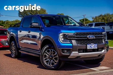 Blue 2024 Ford Ranger Double Cab Pick Up Sport 2.0 (4X4)