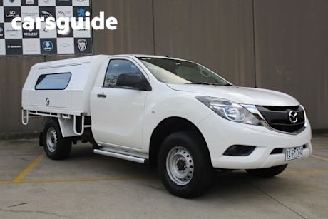 White 2017 Mazda BT-50 Cab Chassis XT (4X4)