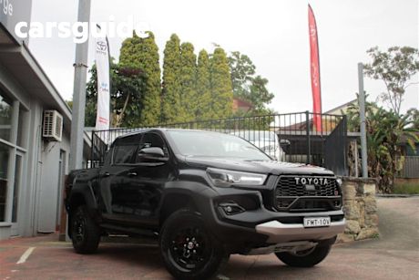 Black 2023 Toyota Hilux Ute Tray 4X4 GR-S 2.8L T DIESEL AUTOMATIC DOUBLE CAB