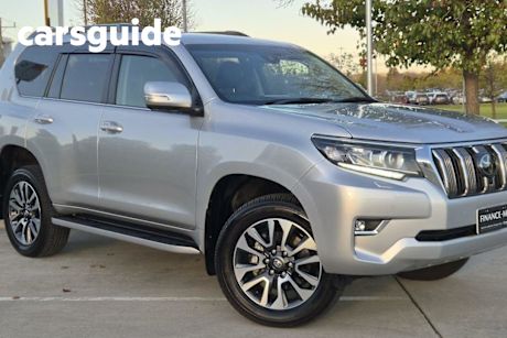 Silver 2023 Toyota Landcruiser Prado Wagon VX Flat Tailgate
