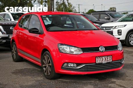 Red 2016 Volkswagen Polo Hatchback Beats