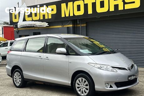 Silver 2013 Toyota Tarago Wagon GLI