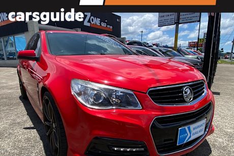 Red 2015 Holden Commodore Sedan Sv6 Lightning