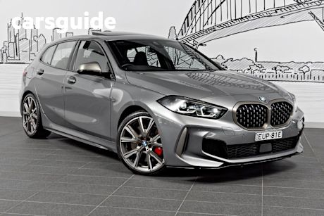 Grey 2022 BMW M135I Hatchback Xdrive