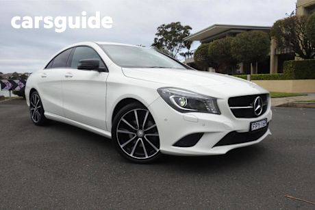 White 2014 Mercedes-Benz CLA200 Coupe