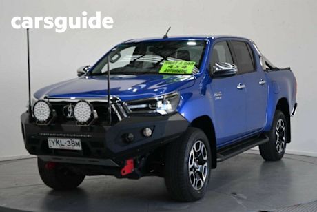 Blue 2020 Toyota Hilux Double Cab Pick Up SR5 (4X4)