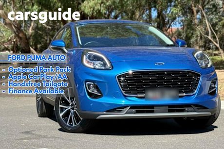 Blue 2020 Ford Puma Hatchback