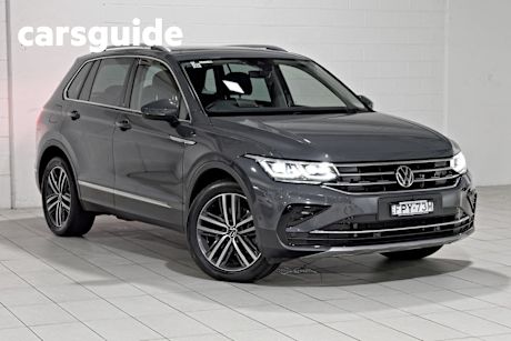 Grey 2022 Volkswagen Tiguan Wagon 147TDI Elegance