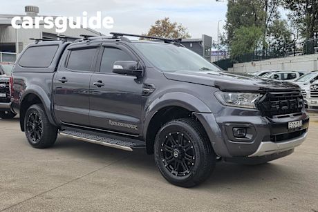 Grey 2021 Ford Ranger Double Cab Pick Up Wildtrak X 2.0 (4X4)