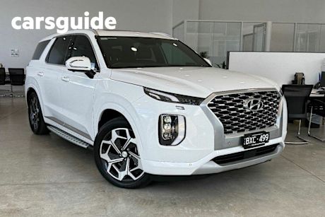 White 2022 Hyundai Palisade Wagon Highlander (8 Seat)