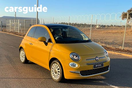 Yellow 2016 Fiat 500 Convertible Lounge