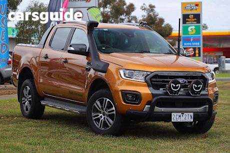 Orange 2022 Ford Ranger Double Cab Pick Up Wildtrak 2.0 (4X4)