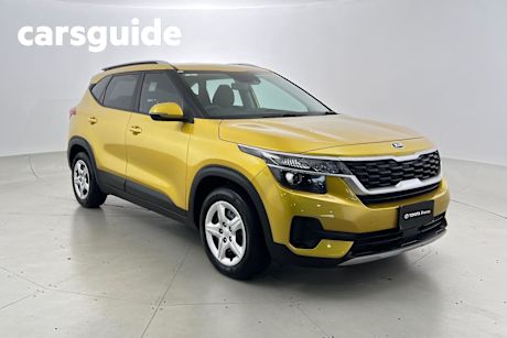 Yellow 2021 Kia Seltos Wagon S (fwd)