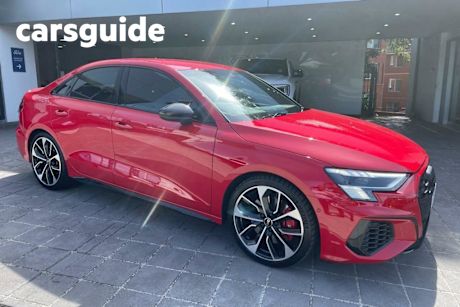 Red 2022 Audi S3 Sportback 2.0 Tfsi Quattro