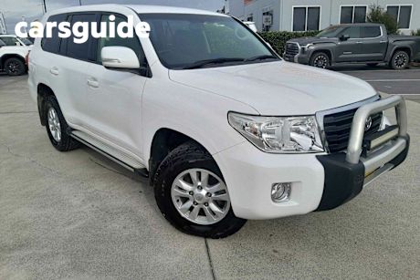 White 2015 Toyota Landcruiser Wagon GXL (4X4)
