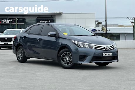 Grey 2013 Toyota Corolla Sedan Ascent